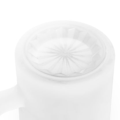 Black Ocean: Earth's Preferred frosted glass beer mug