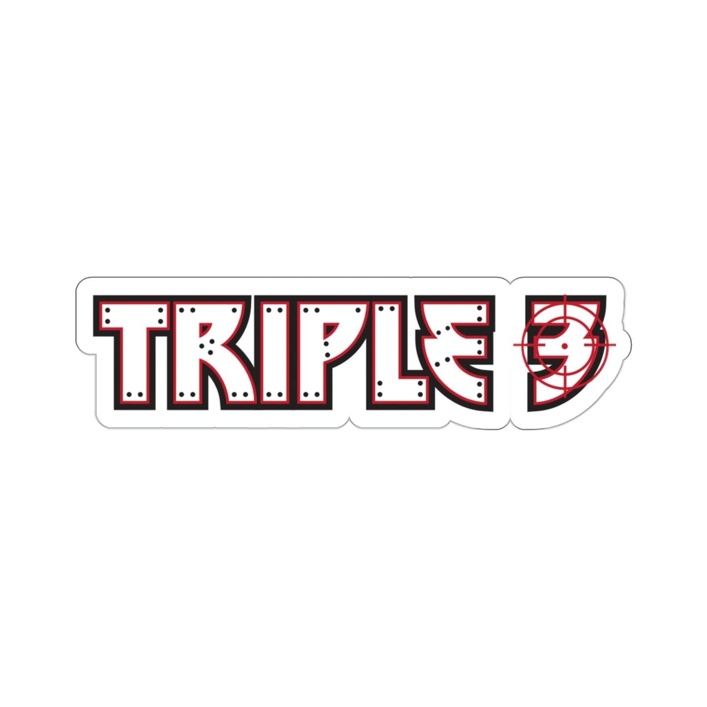 Black Ocean: Triple 3 sticker